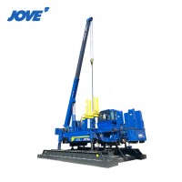 Chinese manufacturer high reliability automatically hydraulic static pile driver machine